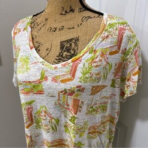 Cynthia Rowley Linen Top